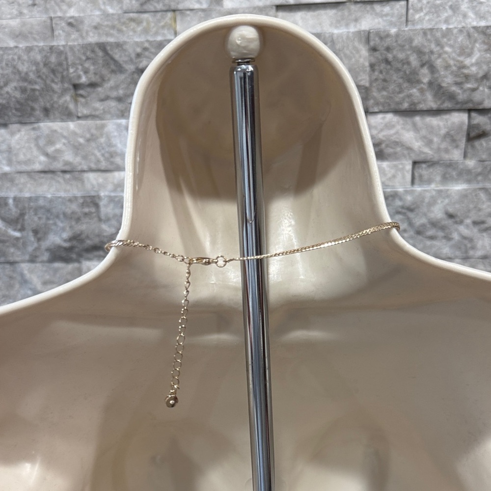LC Lauren Conrad Gold Necklace with Square Pendant - Picture 5 of 5